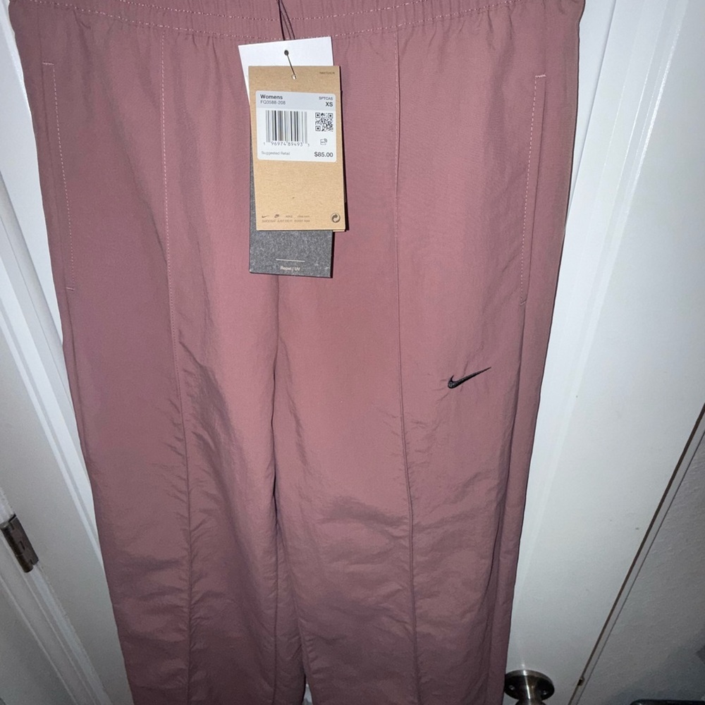 Nike Pink Track Pants with High-Rise Waist - Picture 8 of 16